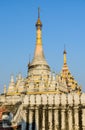 Burmese pagoda in Inwa, Myanmar Royalty Free Stock Photo