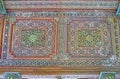 Burmese patterns on ceiling of Tharrawaddy Min Bell House, Shwedagon, Yangon, Myanmar