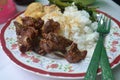Burmese Pork Curry Royalty Free Stock Photo