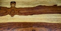 Burmese rosewood, Exotic cocobolo wood beautiful pattern For Crafts Royalty Free Stock Photo