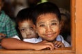 Burmese students at school