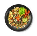 Burmese Tea Leaf Salad mixed