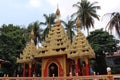 Burmese temple outside at Georgetown Penang Malaysia Royalty Free Stock Photo