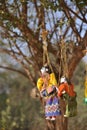 Burmese traditional puppet doll handcraft