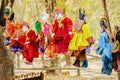 Burmese traditional puppets in Bagan, Myanmar