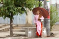 Burmese young nuns