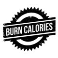 Burn calories stamp