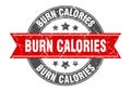 burn calories stamp Royalty Free Stock Photo