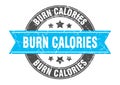burn calories stamp Royalty Free Stock Photo