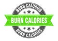 burn calories stamp Royalty Free Stock Photo