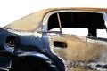 Burn car Royalty Free Stock Photo