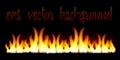 Burn flame fire background