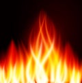 Burn flame fire vector background Royalty Free Stock Photo