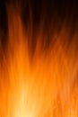 Burn hot fire flame dark background Royalty Free Stock Photo