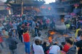 Burn joss sticks Royalty Free Stock Photo