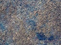 Burn places in old worn carpet. Damaged  cover Royalty Free Stock Photo