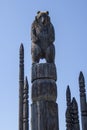 Burnaby, BC, Canada, August 2nd,,2022 : Kamui Mintara Playground of the Gods in Burnaby Mountain Conservation Area