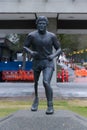 Statue of Terrance Stanley `Terry` Fox July 28, 1958 - June 28, 1981 at Simon Fraser University Campus
