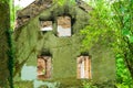 Burned Abandoned House in White Clay Creek Royalty Free Stock Photo