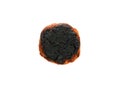 Burned bottom of a cookie
