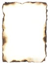 Burned Edges Frame Royalty Free Stock Photo