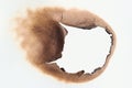 Burned hole in the paper Royalty Free Stock Photo