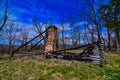 Snelson Brinker cabin trail of tears national historic trail missouri Royalty Free Stock Photo