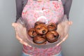 Burned muffins Royalty Free Stock Photo