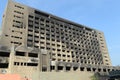 Burned NDP building in Cairo Royalty Free Stock Photo