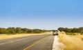 Burned Out Car in Africa Royalty Free Stock Photo