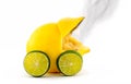 Burned out Lemon Car Royalty Free Stock Photo