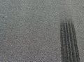 Burned Rubber Royalty Free Stock Photo
