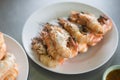 Burned shrimp or Grilled shrimp