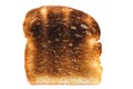 Burned whole grain toast
