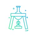 burner flask icon vector design Royalty Free Stock Photo