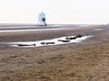 Burnham on Sea beach in Somerset.