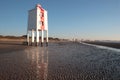 Burnham-on-Sea Lighthouse Royalty Free Stock Photo