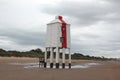 Burnham on sea low lighthouse Royalty Free Stock Photo