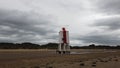 Burnham on sea low lighthouse Royalty Free Stock Photo