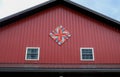 Mid shot Barn Quilt `Burning Barn` Home Staples MN close shot