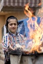 Burning bread Before the Jewish holiday of Passover