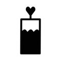 Burning candle Isolated Vector icon that can be easily modified or edited Royalty Free Stock Photo