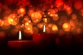 Burning Candles Royalty Free Stock Photo