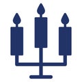 Burning candles, candlelight Isolated Vector icon which can easily modify or edit