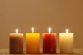 Burning Candles Royalty Free Stock Photo