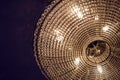 Burning chandelier round