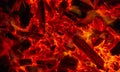 burning coals, background closeup photo