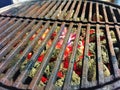 Burning Coals in a Weber Smoky Joe Grill