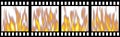Burning Film Strip Royalty Free Stock Photo