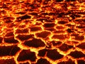 burning fire with lava and magma , fire background
